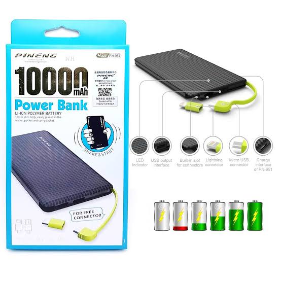 Carregador portátil 10.000mAh